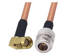 QSBVSO RG142 N. Jack femminile a. Sma/rp-sma Femmina maschio Rf. Adattatore Coassiale Jumper Pigtail RG-142. Prolunga(2m,6NF-RPSMAM Right)