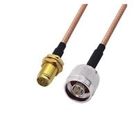 QSBVSO RG178. Cable Kabel. RP SMA. Adattatore maschio da femmina a n Adattatore maschio cavo coassiale coassiale RF(0.1m)