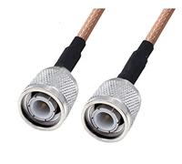 QSBVSO RG316. Cavo del ponticello Rpsma/sma. a TNC. Adattatore maschio maschio e femmina 50ohm treccia RG316. Jumper coax estensione dritto(2m,5TNCM-TNCM)