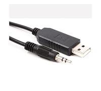 QSBVSO USB A 3,5 mm Compatible with Il M~Ni Adattatore convertitore seriale Audio RX- Ttx RS232 Cavo della Scheda di aggiornamento(6ft)