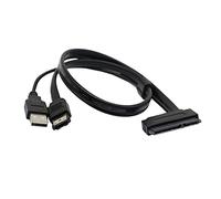QSBVSO USB Azionato eSATA I Dati a 2,5 Pollici Hard Disk Drive SATA 22 Spillo SSD Cavo Adattatore Compatible with PC Laptop
