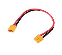 QSBVSO XT60 Femmina A Maschio XT60 Adattatore del Connettore Cavo Esteso 12AWG 14AWG Filo di Silicone 150mm 300mm for RC Lipo Batteria(12AWG 150mm)
