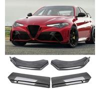 QSCGEBUJ Auto Paraurti Anteriore Spoiler Labbro per Alfa Romeo New Giulia GTA m,Frontali Splitter Diffusore Body Kit Anticollisione Decorazione Accessori,B1-Carbon Fiber