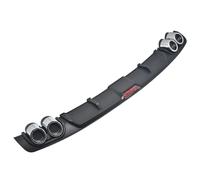 QSCGEBUJ Auto Spoiler Paraurti Posteriore per Porsche Macan (95B),Diffusore Labbro Alettone Splitter Anti Urto Decorazione Esterna Accessori,B1-with Light Black