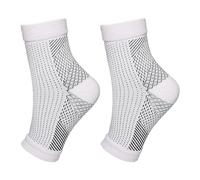 QSCTYG 1 Paio di Calzini a Compressione infusi di Rame, Calzini antidolorifici for la Caviglia, Calzini Sportivi da Corsa e Yoga a Compressione Anti-Fatica(1Pair-Style2,S/M)