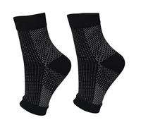 QSCTYG 1 Paio di Calzini a Compressione infusi di Rame, Calzini antidolorifici for la Caviglia, Calzini Sportivi da Corsa e Yoga a Compressione Anti-Fatica(1Pair-Style1,L/XL)