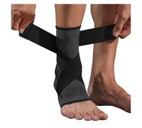 QSCTYG 2 Pezzi di Fasciatura pressurizzata Supporto for Caviglia tutore for Caviglia Protezione for Piede Cinghia Elastica Cintura Fitness Sport Palestra Badminton Accessorio(Black,M)