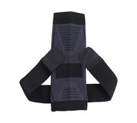QSCTYG Bendaggio Elastico for Piede Caviglia Fissa Nero Tendine d'Achille Fermo Protezione del Piede Protezione del Piede Supporto for Caviglia Tutore for Caviglia(Black-L)