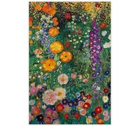 QSDTGHUIKP Famoso poster di Gustav Klimt《Il giardino della fattoria》Pittura su tela Arte della parete vintage Gustav Klimt Quadro per il soggiorno Stampe Decor 50x70cmx1 senza cornice