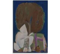 QSDTGHUIKP Poster del sogno mistico di Santa Rosa di Fernando Botero Wall Art Fernando Botero Pittura su tela Stampe divertenti per Home Decor Picture 40x50cm Unframe