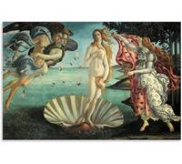 QSDTGHUIKP Poster e stampe di Sandro Botticelli Nascita di Venere Dipinto di Sandro Botticelli Illustrazione murale vintage Quadro astratto per l'arredamento 40x65cm Senza cornice