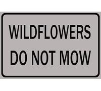 QSFDCLG Wje-A01 - Targa in metallo con scritta "HHdemon Wildflowers Do Not Mow", 30,5 x 20,3 cm, stile vintage, regalo artistico, decorazione da parete per bar, grotta degli uomini, per la casa, la