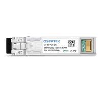 QSFPTEK 25GBASE-ZR SFP28 1310nm 80KM DDM LC SMF Modulo ricetrasmettitore ottico compatibile Intel SFP-25G-ZR
