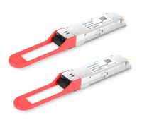QSFPTEK modulo 40GBASE-ER4 QSFP+, ricetrasmettitore ottico di 1310nm 40km DOM LC SMF per Cisco QSFP-40G-ER4-2pack