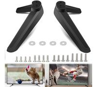 QSLKI Supporto TV Universali, Piedini Per Piedistallo TV Con Viti, Sostituzione Base Supporto TV, Staffa TV Per La Maggior Parte Delle TV, Gambe Di Supporto TV Per Degli Schermi Piatti Al Plasma Led