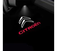 QSLLLY 2 Pezzi Auto Benvenuto Lampada per Citroen C3-XR 2019-2023,LED Proiettore Logo Luce Portiera Illuminazione Portiera Auto Luci Decorare Accessorio