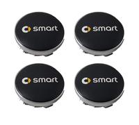 QSLLLY 4 Pezzi Auto Coprimozzi per Smart 60mm 56mm Copri Ruota Coppetta Tappo Mozzo Tappi Coprimozzo Coperture Mozzi Copriruota Centrale,60mm-B