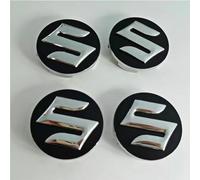 QSLLLY 4 Pezzi Auto Coprimozzi per Suzuki Jimny 56mm Tappo Mozzo Impermeabile Coprimozzo Antipolvere Copri Ruota Copriruota Centrale Parti