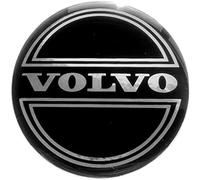 QSLLLY 4 Pezzi Auto Coprimozzi per Volvo 55mm,Copri Ruota Coppetta Coprimozzo Impermeabile Antipolvere Parti Accessori Ruote Pneumatici