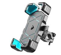 QSLLLY Porta Cellulare Moto per Yamaha Tracer 700 GT Tracer 7 GT Tracer700GT,360° Rotabile Supporti Resistente Blocco Rapido Manubrio Supporto Telefono Accessori Smartphone,Handlebarstyle-Blue