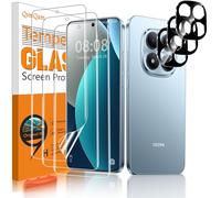 QsmQam 3+3 Pezzi Pellicola Protettiva per Xiaomi Redmi Note 15 Pro 4G, 3 Pezzi Pellicola Protettiva TPU Flessibile[Non Vetro] e 3 Pezzi Pellicola Fotocamera, Pellicola Prottetiva Anti Graffio