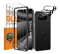 QsmQam 3 Pezzi Vetro Temperato per Google Pixel 10 Pro XL e 3 Pezzi Pellicola Fotocamera, Pellicola Prottetiva Anti Graffio, Durezza 9H, Vetro Protettivo per Google Pixel 10 Pro XL