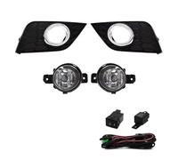 Qsnfda Luci Antinebbia Per Nissan Per Sentra Per Sylphy 2016 2017 2018 Fendinebbia A LED Per Auto DRL Luci Diurne Paraurti Interruttore Guida Relè Fendinebbia Anteriore(Alogeno)