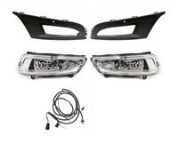 Qsnfda Luci Antinebbia Per Polo 6R Per Hatchback 2009 2010 2011-2015 Per MK5 6R/6C Copertura Fendinebbia Auto Cornice Lampada Fendinebbia Fendinebbia Anteriore(Halogen full set)