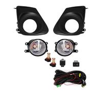 Qsnfda Luci Antinebbia Per Toyota Per Corolla Per Altis 2011 2012 2013 Fendinebbia Luci Diurne Cavi Cromati Interruttore Relè Fendinebbia Anteriore(Led Bulb Yellow)