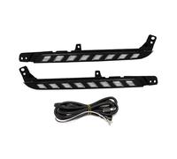 Qsnfda Luci Antinebbia Per Toyota Per Hilux Per Revo 2020 E 2021 Fari A LED DRL Per Auto Luci Marcia Diurna Indicatori Direzione Bicolore Con Cavo Fendinebbia Anteriore