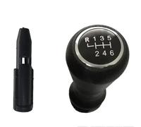 Qsnfda Pomello Leva Per Citroen C2 C3 Per Aircross Per Picasso C4 Per Cactus Per Pomello Del Cambio Stick Pen + Adattatore Leva Copri Pomello Cambio Auto(6 speed black)