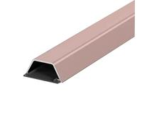 QSNYJPL Canaline Passacavi da 100 Cm, Canaletta per Cavi Elettrici Lega di Alluminio, Canalina Passacavi Adesiva per Soggiorno, Ufficio, Previene Gli Inciampi dei Cavi(Pink,30x13mm/1.2x0.5in)