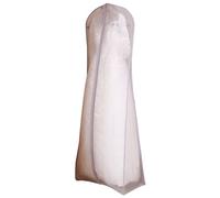 QSNYJPL Custodia per abiti da sposa con cerniera, borsa estesa per abiti da sposa, copertura trasparente per abiti, borsa morbida e traspirante (60 x 40 x 200 cm)