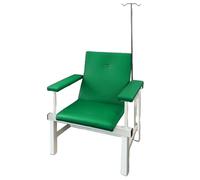 QSNYJPL Poltrone Reclinabili con Asta Portaflebo, Poltrona per Flebotomia con Supporto per Flebo, Seduta Morbida e Struttura Stabile per Ospedali, Cliniche, Case di Cura(Green)