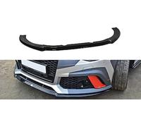 QSNZNB Pala Anteriore dell'automobile,Compatibile con Audi RS6 C7, Spoiler Anteriore del Labbro del paraurti dell'automobile