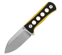 QSP Knife Canary 14C28N, G10, Nero/Giallo QS141-A1