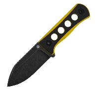 QSP Knife Canary 14C28N, G10, Nero/Giallo QS141-A2