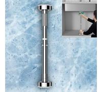 QSPNVFB Asta Telescopica Staffe per Lavabo, Gambe di Supporto per Lavello Sottotop, Regolabile Puntello in Acciaio Inox per Lavelli da Cucina Bagno Mobili(Height 70-120cm)