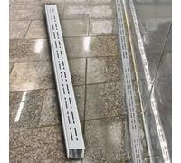 QSPNVFB Canaletta Scolo Stretto Griglia A Canale Acciaio Inox, Cortile Scarico A Pavimento Lineare Piccolo Canale Di Drenaggio Per Giardino Patio Terrazza(10x3cm(4"x1.2"))