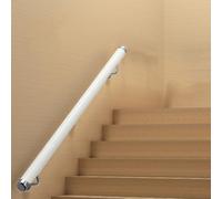 QSPNVFB Ringhiera Per Scale Da Parete Pvc Corrimano Per Gradini Antiscivolo Canna Di Supporto Passamano Per Scale Corridoi Veranda Balconi(White)