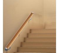 QSPNVFB Ringhiera Per Scale Da Parete Pvc Corrimano Per Gradini Antiscivolo Canna Di Supporto Passamano Per Scale Corridoi Veranda Balconi(Wood)