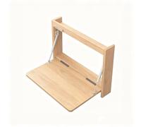 QSPNVFB Scrivania A Muro Pieghevole, Piccolo Tavolo Da Trucco Galleggiante, Comodino Da Parete Tavolo Da Computer Legno Per Ufficio Soggiorno Balcone(Wood,40cm (16"))