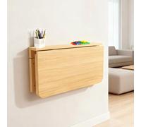 QSPNVFB Scrivania Da Parete Pieghevole Tavolino Da Pranzo Galleggiante Piccolo Tavolo Da Computer Legno, Scaffale Da Cucina A Muro Per Ufficio Balcone(80x60cm(32"x24"))