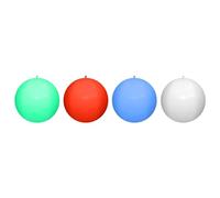 QSTDGVPW 4 Palloni da Gioco per Piscina E Spiaggia, Giocattolo Luminoso per Piscina, Pallone da Spiaggia per attività All'aperto O al Chiuso, Diametro 20 cm