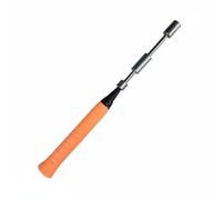 QSTDGVPW 5 Pezzi Badminton Training Device con Strumento Swing Dispositivo Allenamento Peso Removibile Funzione Adatto per Riscaldamento Esercizi Quotidiani, Arancione