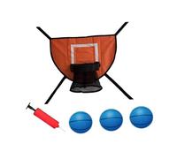 QSTDGVPW Accessori per canestro da Basket su Trampolino, Compatibile con Vari Modelli, Pallacanestro Blu