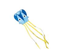 QSTDGVPW Aquilone da Giardino per Bambini, Giocattolo da Esterno, Decorazione Classica, Aquilone da Spiaggia per Principianti, Adolescenti, Parco Giochi, Blu