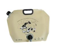 QSTDGVPW Borsa per Contenitore dell'Acqua, Borse di Stoccaggio, Contenitore Portatile E Pieghevole per Acqua Potabile da 8 Litri per Campeggio, Barbecue, E, Cachi