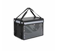 QSTDGVPW Borsa Termica per Consegne Isolata Porta Cibo Pranzo Bevande con Tessuto Oxford Antivento Esterno Impermeabile Adatta a Trasporto Catering Cibo Ristorante Servizio, 30L, Set Base