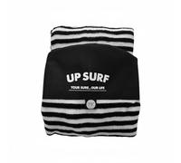 QSTDGVPW Calza per Tavola da Surf Elasticizzata Custodia Protettiva in Poliestere per Surfboard Rivestimento Rinforzato con Tasca Interna E Chiusura a Laccio, Nero+Bianco, 7.6